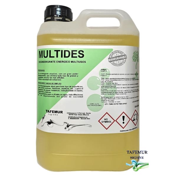 Desengrasante Multiusos MULTIDES 5 litros